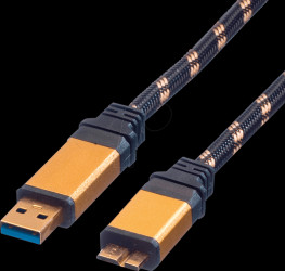 11.02.8878 USB 3.0 cable, USB-A connector to Micro B connector, 0.8 m