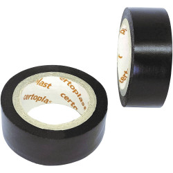 BAAS KS20 Electrical Tape Black 41x15mm 2 Rolls for Electrical Insulation