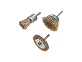 Szczotki druciane tarczowe 3 szt. 62H613 TOPEX