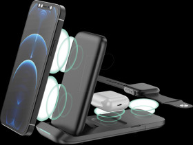 260889 Wireless charger, 15 W, 3in1