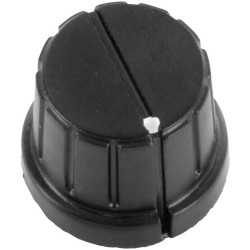 TruComponents 320060 Control knob &#x2B; marking Black (&#xD8;) 20mm