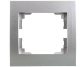 LOGI Ramka pojedyncza pozioma Srebrny 021460043 25235