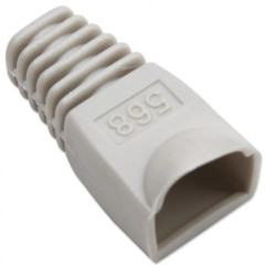 Osłonka Wtyku RJ45 6.2mm Szara /10 sztuk/