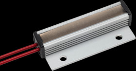 Heater, aluminum, (W x H x D) 25 x 13.5 x 35 mm, 01673.0-00