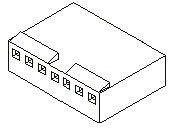 Obudowa złącza 10-pinowe -rzędowe raster: 2.54mm Molex Żeński Montaż na kablu KK 254 Złącze typu KK