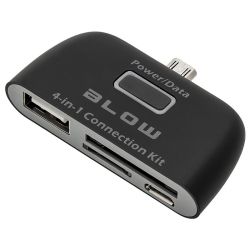 Czytnik kart 4w1 uniwersalny do smartfona (micro-USB)