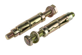 Kołek luźny zakotwiczony w osłonie dł 75mm M12 Stal wysokowęglowa Ø 20mm RS PRO Kotwa do betonu