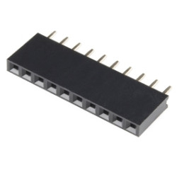 Straight Header - Female (PTH, 0.1in., 10-Pin)