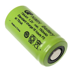 Akumulator do pakietu GP 2/3AA Ni-Mh 1,2V 750mAh 75AAH-B 14,5x28,7mm