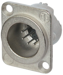 Złącze XLR 7 -pinowe Montaż na panelu Męski