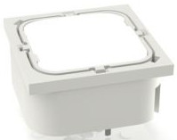 Short-stroke pushbutton, Form A (N/O), 250 mA/35 V, illuminated, yellow, actuator (white), 2.9 N, THT, 3.14.002.027/0000