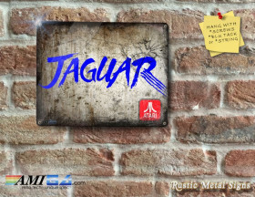 Atari Jackuar - Rustic - Eyecatching Finish - Metal Sign