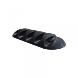 UKSO-5 Uchwyt kablowy samoprzylepny 5xfi6mm kolor czarny organizer kablowy 37.5 /20 szt./