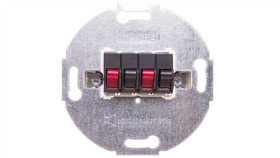 Mechanizm Gniazda Głośnikowego Podwójnego, Antracytowy Merten Mtn467014