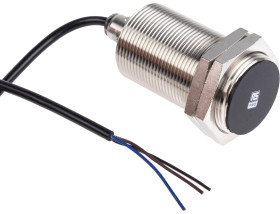 Czujnik zbliżeniowy M30 Indukcyjny 10 mm RS PRO Wpuszczany 10 → 30 V dc długość 70mm Gwintowany