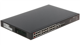 Switch Gb 28 Portowy (24Xpoe 1000Mbps, 2X Uplink 100/1000Mpbs, 2Xsfp)...