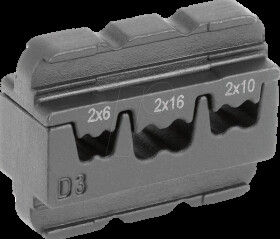106044 Replacement profile for Click 'n' Crimp twin bootlace ferrules (