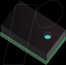 VL53L4CDV0DH/1 Time of Flight Sensor, 130 cm, 2.8 V, LGA-12