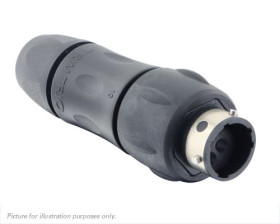 Złącze okrągłe 4-pinowe Standard Układ szeregowy Gniazdo Souriau Sunbank by Eaton Męski IP68, IP69K UTGX