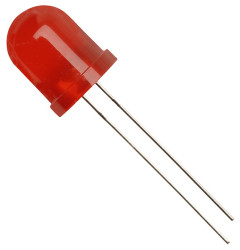 LED, THT, czerwona, 2-Pin, 2,5 V, 30°, Kingbright