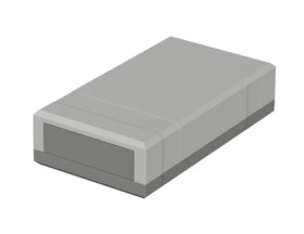 PS enclosure, (L x W x H) 200 x 112 x 50 mm, light gray/agate gray (RAL 7035), IP40, 32205042