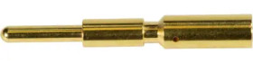 Pin contact, 0.25-0.5 mm², AWG 24-20, crimp connection, gold-plated, 21170730000