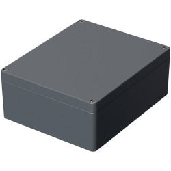 BOPLA 01155000 Euromas A 155 Aluminium Casing splash-protected silver-grey