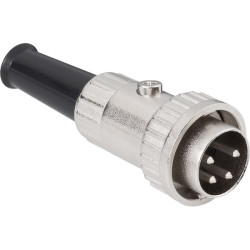 BKL Electronic 0202005 DIN Plug, Cable Mount, 6 Pin