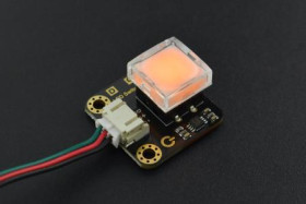 DFRobot Gravity: LED Switch - Yellow-Orange