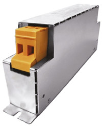 Filtr RFI 55A 1-fazowy 250 V AC 60Hz Block Montaż kołnierzowy