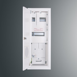 Rozdzielnica licznikowa p/t RW-23NN P O T1F+14S płytka 612x213x135 Kubiak