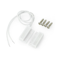 Czujnik magnetyczny otwarcia drzwi/okien - kontaktron CMD14 + śrubki