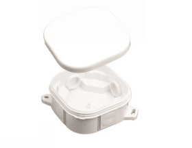 Puszka n/t hermetyczna PH 92x92x44 klik pusta IP54 biała A.0018B