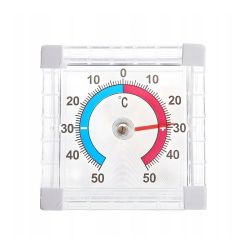 Termometr okienny analogowy zewnętrzny -50 - +50 st.C.