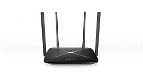 TP-Link Mercusys AC12G, Bezprzewodowy router dwupasmowy Dual-band AC1200, standard AC, 1200Mb/s, gigabitowe porty Ethernet