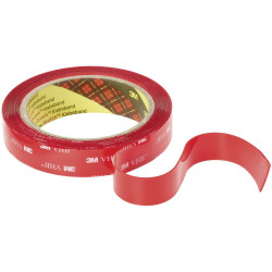 3M 4910F193 VHB&#x2122; Tape 4910F, Transparent, 19 mm x 3 m, 1.0 mm
