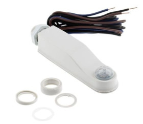 Detektor ruchu PIR, montaż na podłużnej oprawie oświetleniowej, 230 V AC, zasięg 16 m, montaż Sufit, Certyfikat CE,