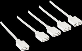 PGW-AC-KOL-157 Kolink ARGB 1-4 splitter cable, 30 cm, white