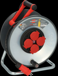 9191250110 Professional cable reel, SteelCore, IP44, 25-m cable