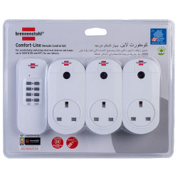 Brennenstuhl 1507043 Remote Control Set 1 &#x2B; 3 RCS 1000 Comfort