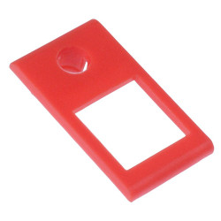 U1216 APEM Red Bezel with LED Hole for 7000 Series Switch