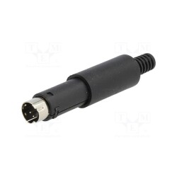Wtyk mini-DIN 4p na kabel / MDC-004