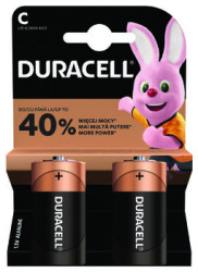 OUTLET bateria alkaliczna Duracell LR14 C (blister) - 2 sztuki