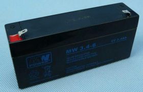 6V/3,4Ah 133x34x62 F1 MW AKUMU.AGM