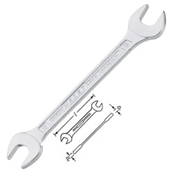 Hazet 450N-12X13 Double Open End Wrench Spanner 12 x 13mm