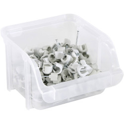 raaco 130080 Storage bin Transparent