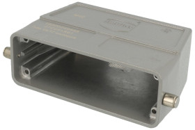 Obudowa złącza; Han B; 19300240448; 24B; metal; kątowe 45°; na przewód; 1 górne wyjście przewodu; do 1 klamry; wyjście na dławni