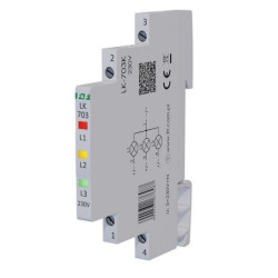 Wskaźnik zasilania slim 3xLED LK-703K F&F 676487