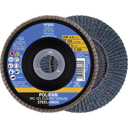 PFERD 69398195 PFC Flap Disc 125 mm 5 pcs Aggressive machining durable