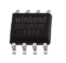 Pamięć Serial Flash 128-Mbit (16MB) SPI 25Q128 Winbond SO8 (SMD)